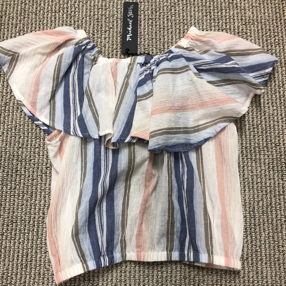 Michael Stars off the shoulder top